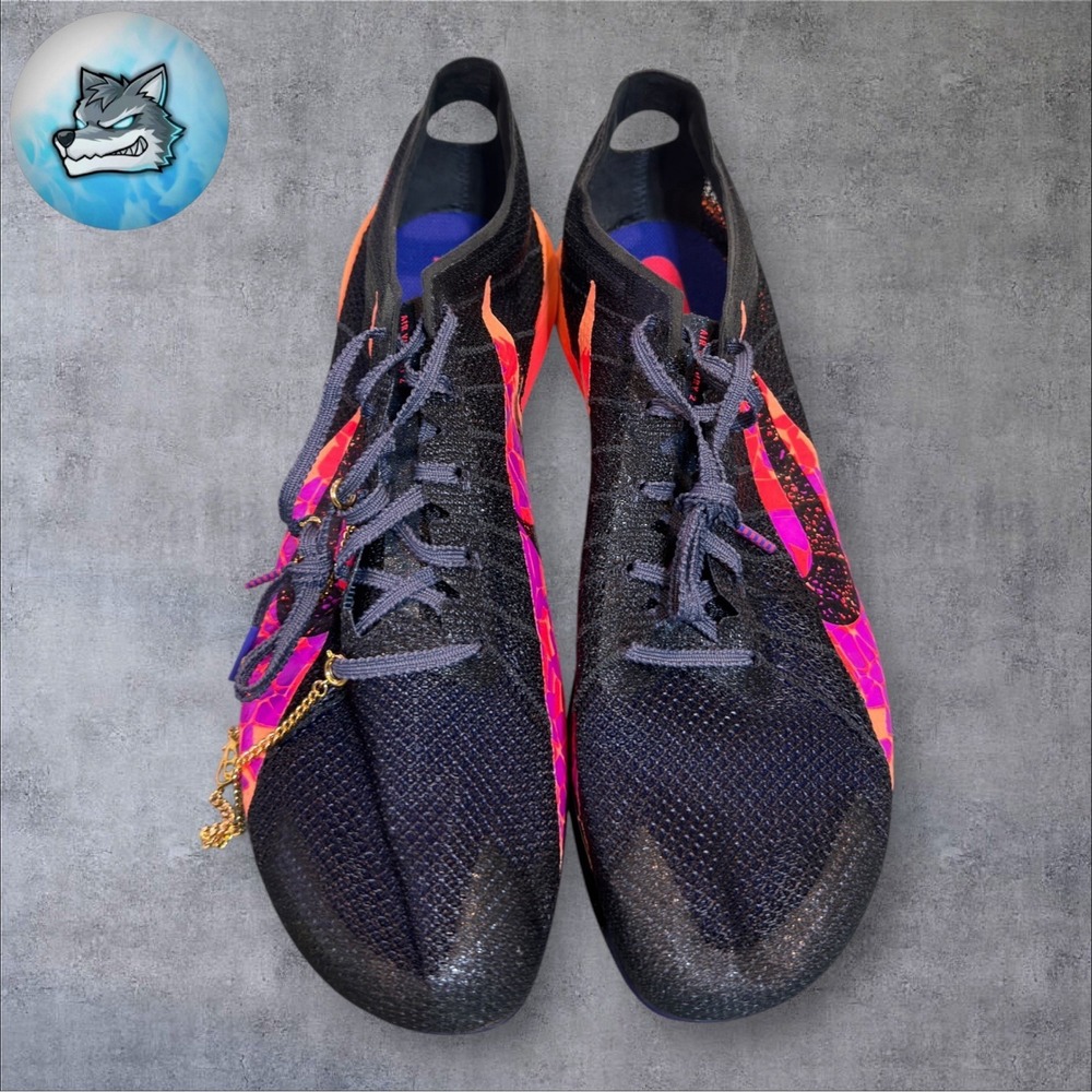 Nike Victory 2 Glam Track & Field Spikes Light Carbon Mens 12 IM9130-001 New - Picture 5 of 5